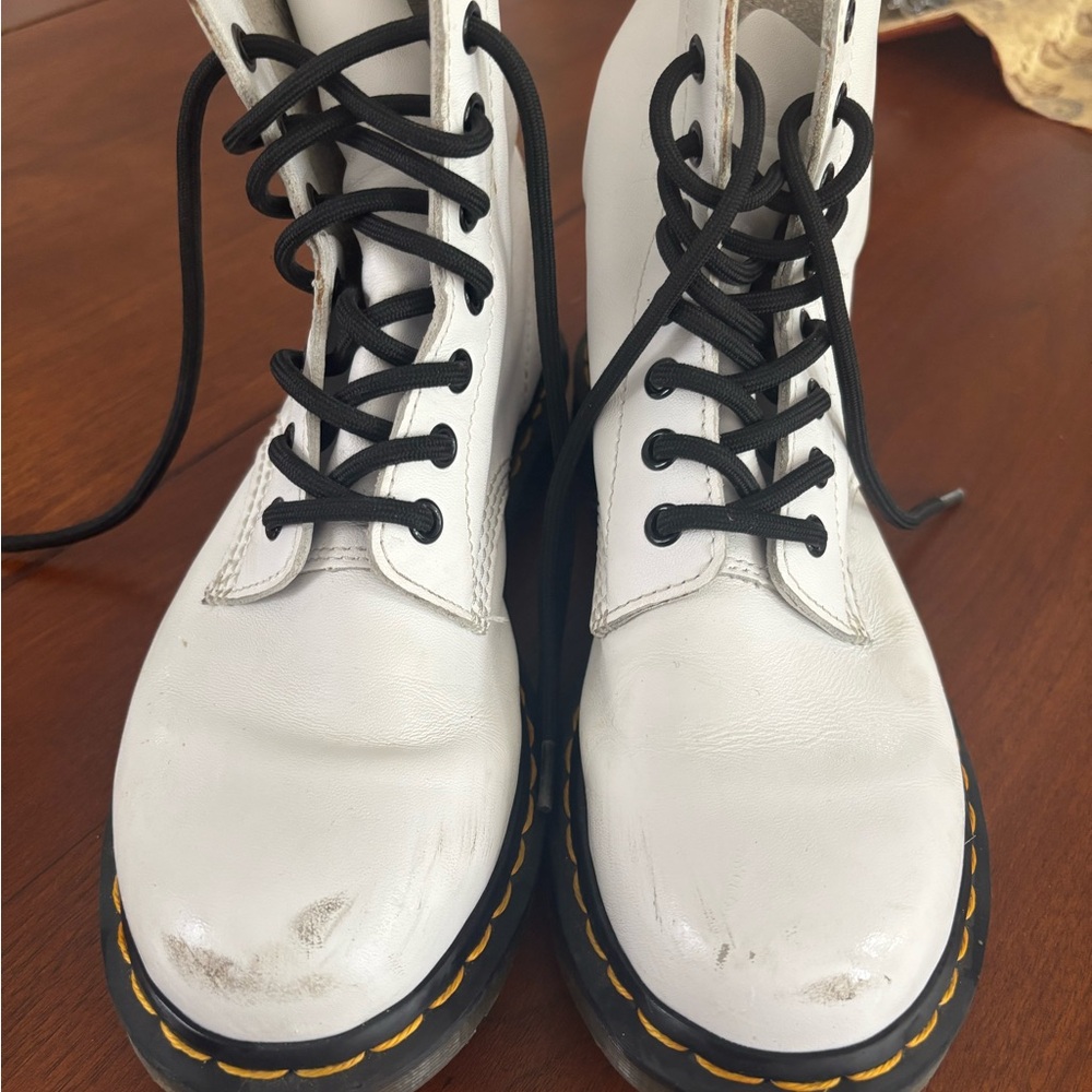 Dr. Martens Beige Boots